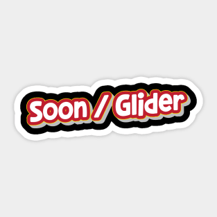 Soon / Glider (My Bloody Valentine) Sticker